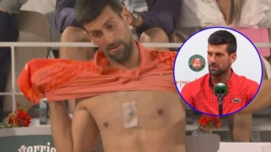 Djokovic explicó la función del misterioso chip con el que jugó en Roland Garros
