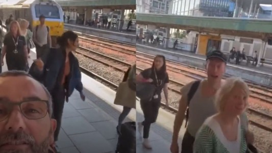 Chris Martin notó que un lo grababa en la calle y tuvo una inesperada reacción