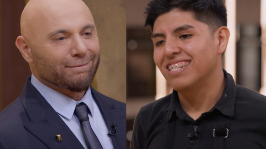 Antonio hizo su primer plato al nivel de un restaurante