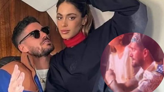 La emoción de Rodrigo De Paul durante un show de Tini Stoessel en España