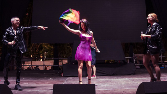 Miranda! y Lali brillaron en el festival del orgullo LGBTIQ+ "MADO" en Madrid