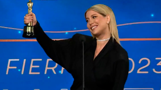 Wanda Nara ganó su primer Martín Fierro: "Soy poderosa e indestructible"