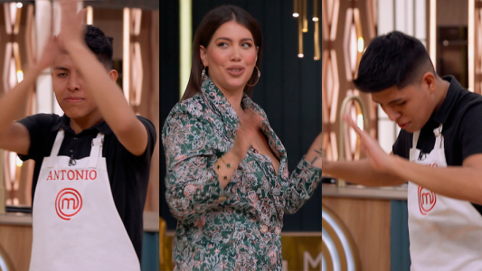 Antonio bailó para terminar con la mala onda y Germán Martitegui le cortó el mambo