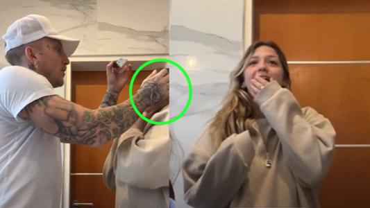 La hija de Karina y el Polaco se horrorizó con el cambio de look que le hizo su padre