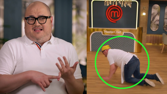 Rudy terminó con el ciático "para atrás"