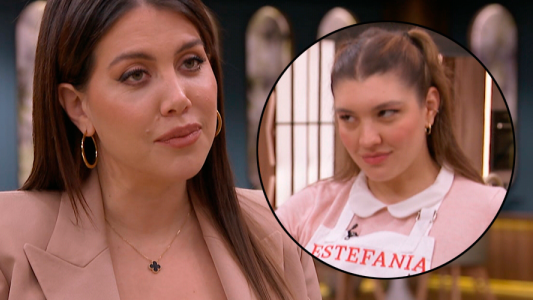 Wanda Nara se sinceró con Estefanía: "Te tengo medio traga"