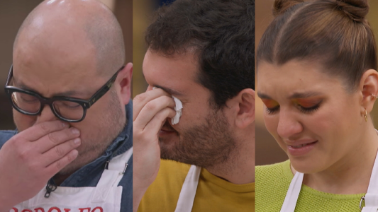 Rudy, Rodrigo y Estef se reencontraron con su "yo" del primer día en MasterChef