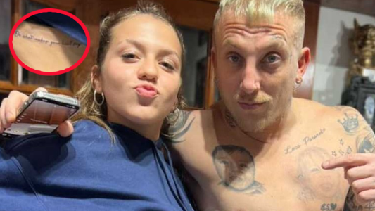 El Polaco se hizo un tatuaje junto a su hija Sol Cwirkaluk