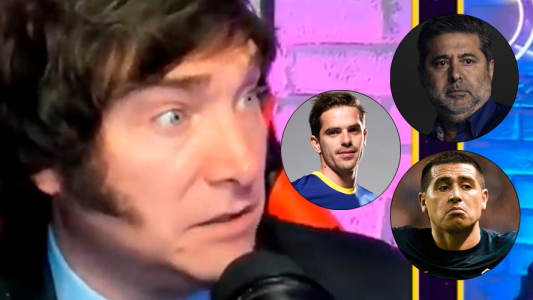 Javier Milei explicó que se hizo "antiBoca" por Daniel Angelici, Fernando Gago y Juan Román Riquelme