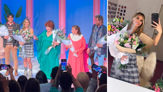 Julieta Poggio debutó con "Coqueluche": la intimidad y sus rituales en el camarín