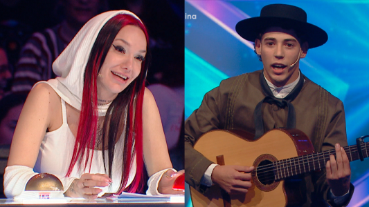 La Joaqui reaccionó a la payada con "Dos besitos" de Braian Simaldoni: "Tenés una pinta de sabandija"