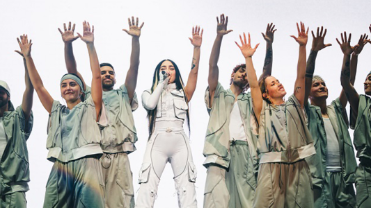 Nicki Nicole comenzó con el primer show de cinco en el Movistar Arena