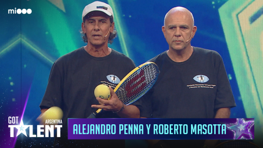 Alejandro Penna y Roberto Masotta - Profesor de tenis para ciegos