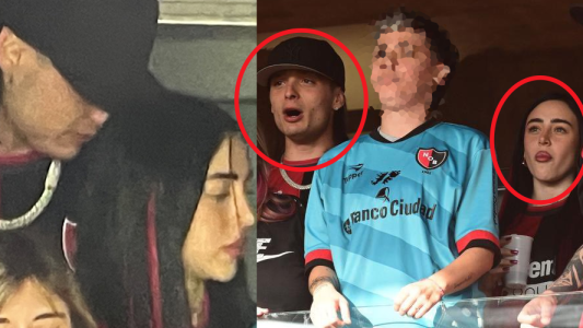 Peso Pluma asistió al partido de Newell's con Nicki Nicole: ¿pareja confirmada?