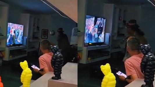 La bronca de Ozuna con un amigo: rompió un televisor de un pelotazo