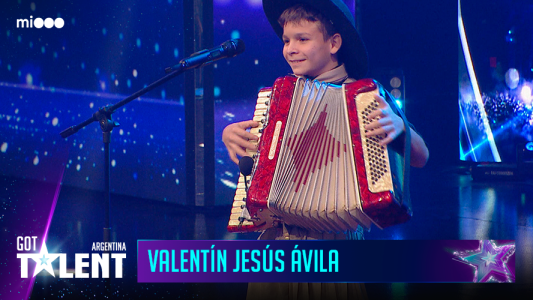 Valentín Jesús Ávila de 13 años - Acordeón
