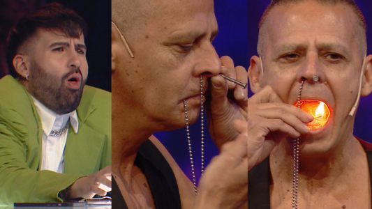 Pasó una cadena de su nariz hacia su boca por eso el jurado de Got Talent apretó las cuatro cruces