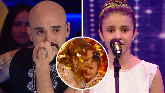Abel Pintos lloró con Fiorella Gerardi y la mandó directo a la final de Got Talent Argentina