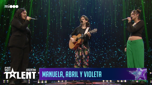 Manuela, Abril y Violeta - Cantan