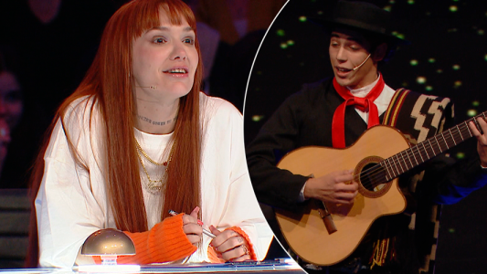 El joven payador le pidió a La Joaqui que sea su "butakera" en un caballo