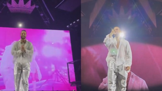 ¡En pleno show! Maluma anunció que será papá por primera vez