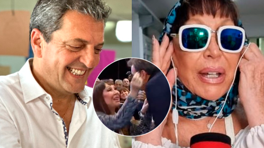 "Mami Mo": el curioso festejo de Moria Casán por el triunfo de Sergio Massa