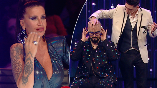 Un mago hizo que Abel Pintos leyera la mente de Flor Peña