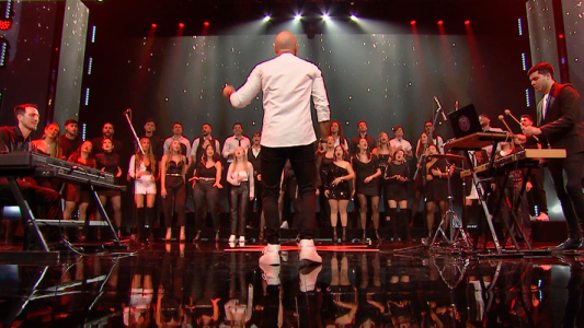 El coro Gloriana hizo un espectacular mashup de Fito Páez para pasar a semis