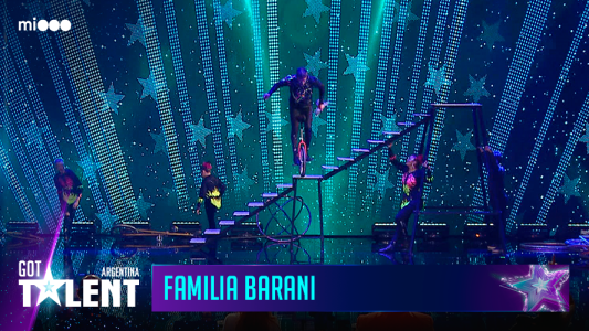 Familia Barani - Circo con monociclos