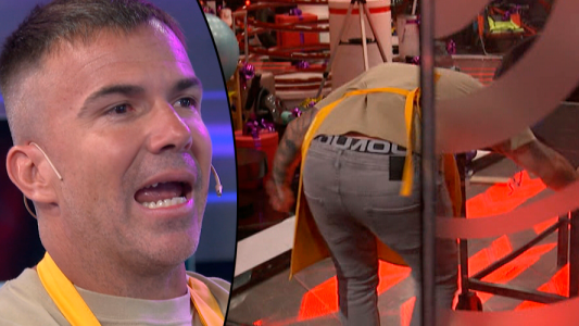 El esposo de Sol Pérez tuvo que poner su cola para salir de la jaula de Escape Perfecto