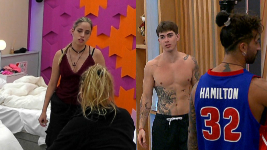 Axel tiró la comida de Denisse y se exteriorizó un conflicto en la casa