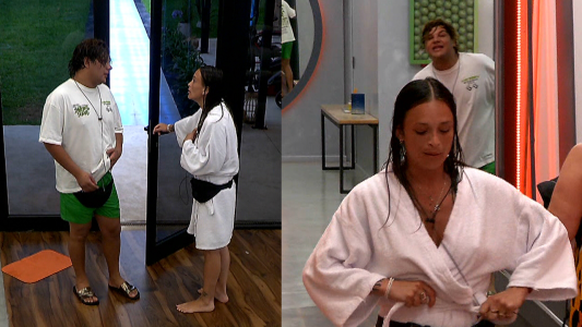 La pelea completa de Agostina y Emmanuel por el trueque de cigarrillos