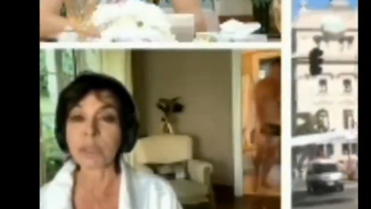 "Yo sabía que él quería ser viral": el marido de Mónica Gutiérrez apareció desnudo en cámara