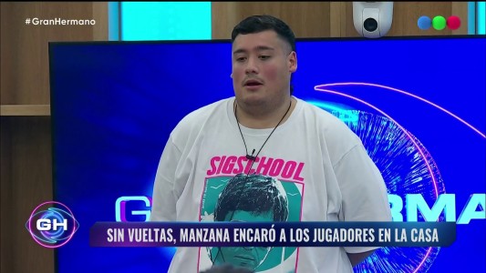 Manzana increpó a todos los jugadores en la cara: "Tengo los huevos bien puestos para pelear con quien sea"