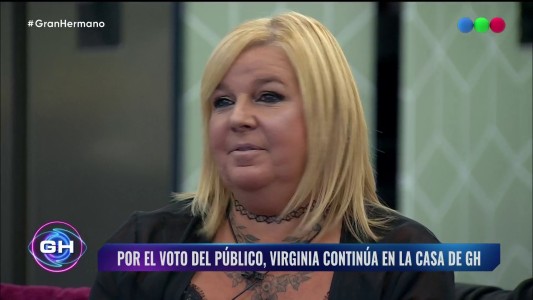 Virginia fue la segunda en salir de la placa: "No quiero armar las valijas de nuevo"