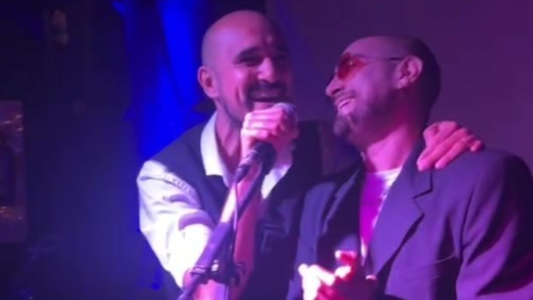 ¡Sorpresa! Abel Pintos apareció en Glew durante un show tributo