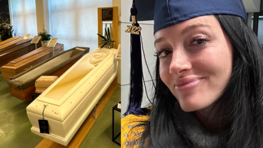 Oriana Sabatini se recibió del curso profesional en tanatopraxia y tanatoestética