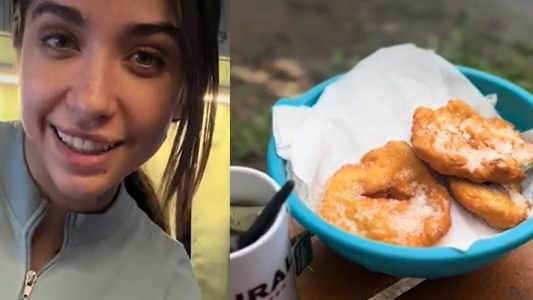 Maria Becerra demostró sus dotes para preparar tortafritas caseras