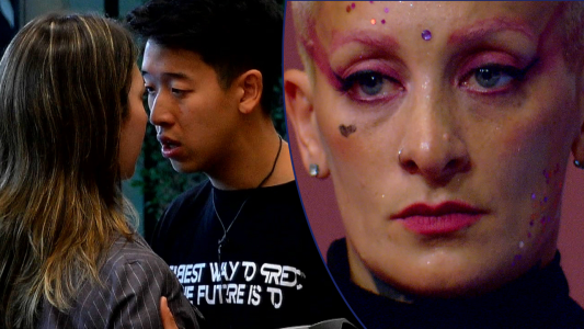 La trastienda de la salida de María, con Martín protegiéndola y nuevos insultos de Furia hacia ellos