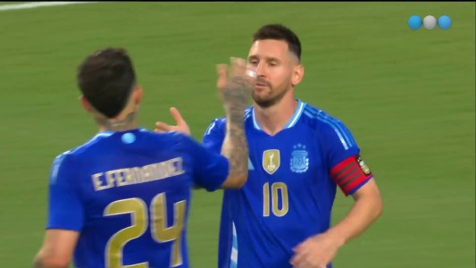 Gol de Argentina: Messi empata y corrige el error del comienzo