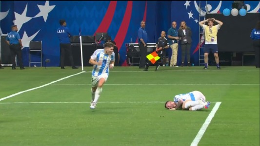 Julián Álvarez encontró el gol tras un golpazo a Alexis Mac Allister - Argentina vs. Canadá