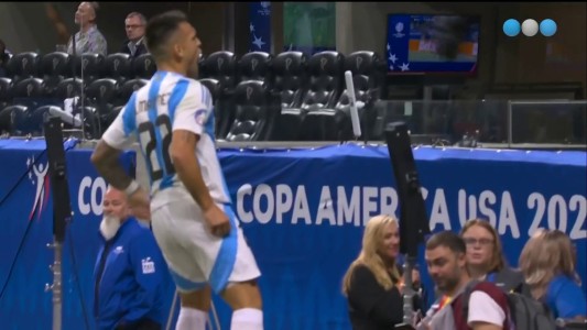 Lautaro Martínez lo liquidó tras una gran asistencia de Lionel Messi - Argentina 2 Canadá 0 - Copa América 2024