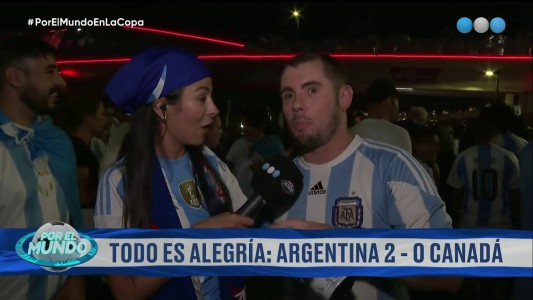 ¡La fiesta de los hinchas argentinos en Atlanta! - Argentina 2 Canadá 0
