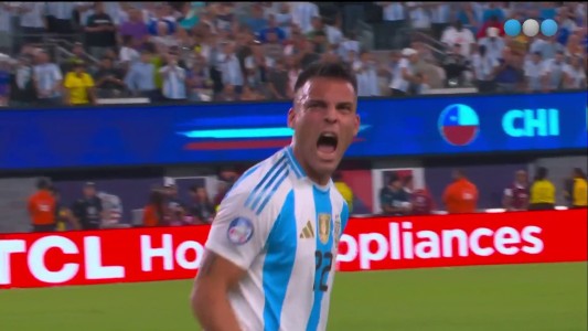 Gol agónico de Lautaro Martínez para que Argentina le gane 1 a 0 a Chile