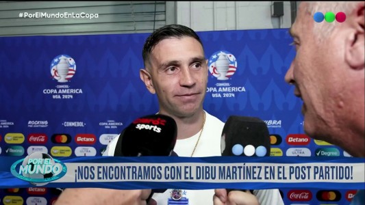 Dibu Martínez y su papá en Por el Mundo: "Somos una familia muy unida"