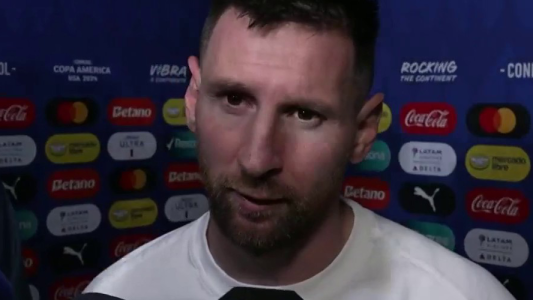 La palabra de Messi acerca del dolor de su pierna durante el partido Argentina - Chile