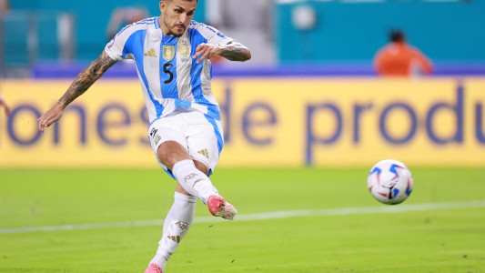 Leandro Paredes estrelló un penal contra el palo - Argentina vs. Perú - Copa América 2024