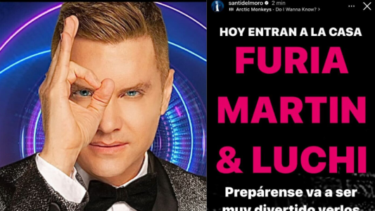 Furia, Martin y Lucia vuelven a la casa: Santiago Del Moro confirmo cuando sera el ingreso