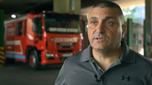 Lobo, el bombero rescatista: "Quiero probarme a mí mismo y ya jubilado"