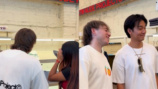 Uno por uno, Paulo Londra recibió a fanáticos que acamparon por él en Barcelona